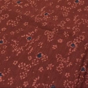 Old Navy Rust Colored Floral Tank